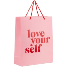 Пакет подарунковий Axent паперовий 26 х 32 см Love yourself 8502-29-A