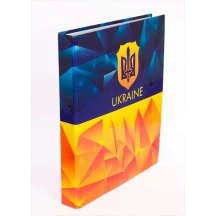 Папка - регистратор А4 ITEM 40 мм "Флаг и герб" 2 кольца, РР покрытие іТЕМ056/UA