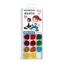 Акварельна фарба "Cats with a Boy" Rosa Kids 24 кольори, без пензлика 301207