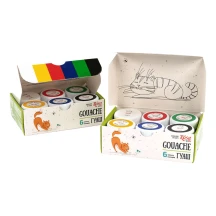 Набір гуашевих фарб "Cats" Rosa Kids 6 кольорів х 10 мл 301101 — фото 4
