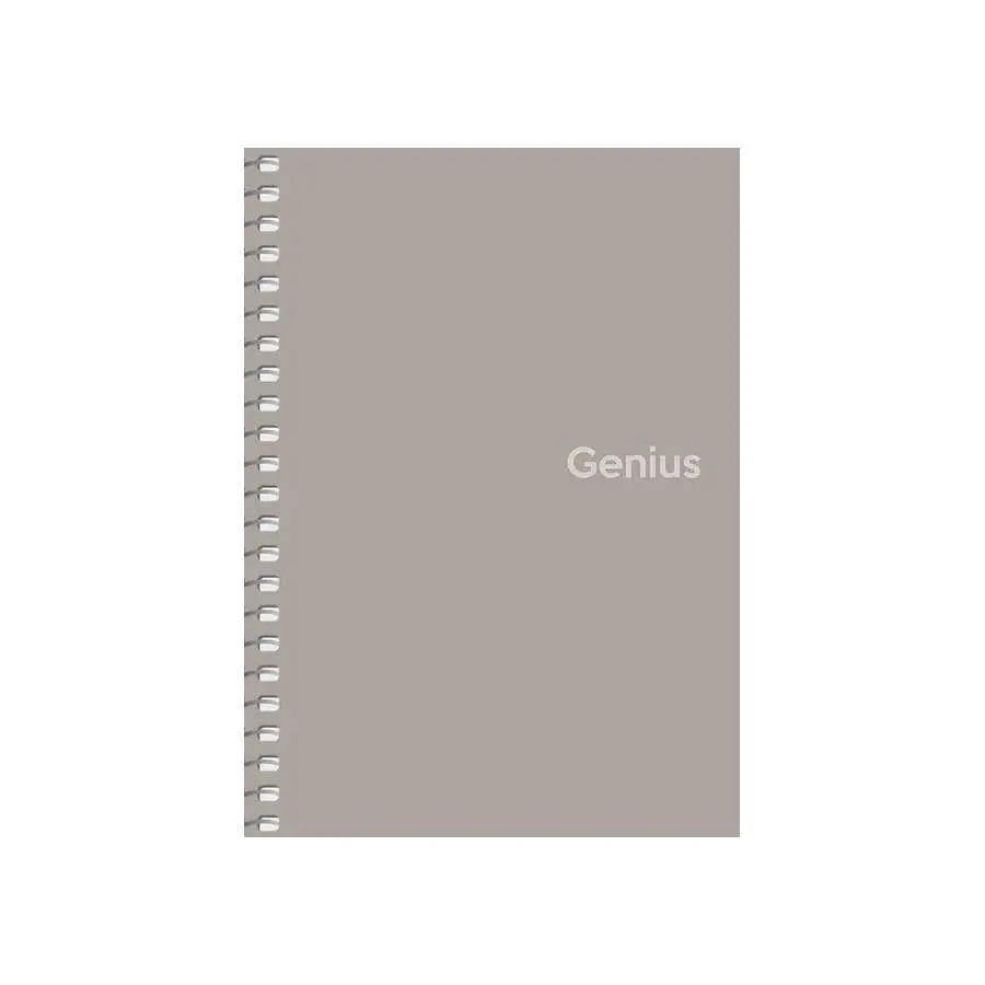 Блокнот для записів А6 Школярик Genius 80 аркушів, клітинка, пластик, спіраль А6-080-6807K — фото 2