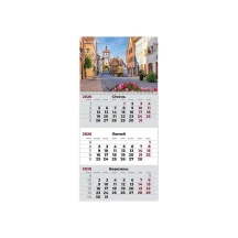Календар настінний квартальний 2026 рік Axent "Romantic 2", 1 пружина 8801-26-2-A