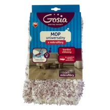 Насадка на плоскую швабру МОП из микрофибры Gosia, премиум 8821/4076