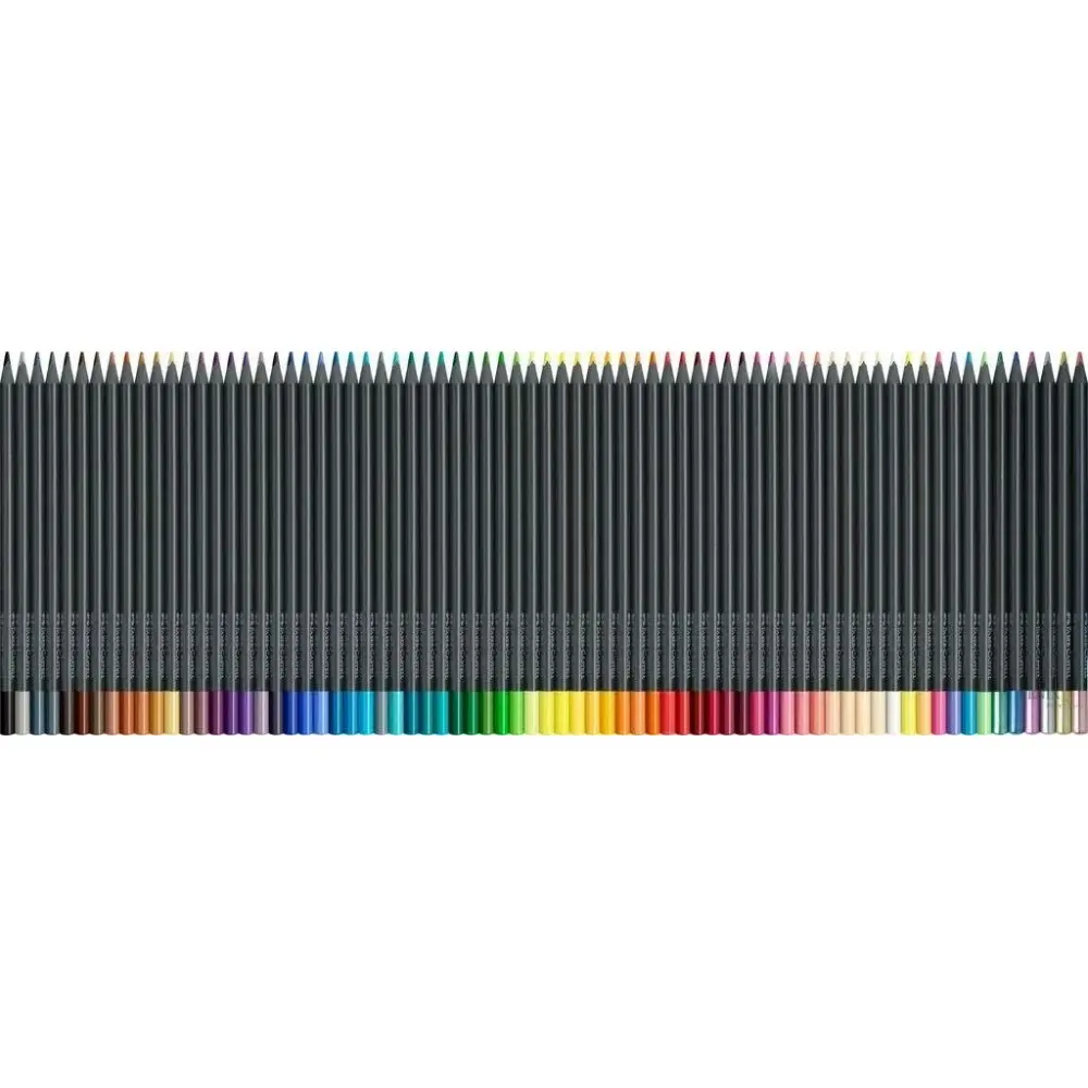 Олівці кольорові Faber-Castell 72 кольори, чорне дерево, тригранні 116418 — фото 2