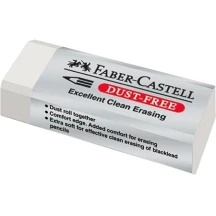 Резинка Faber-Castell белая винил "Dust-Free" 187120