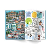 Книга Crystal Book "Інтерактивний віммельбух. Техніка'' з наліпками 0+ — фото 2