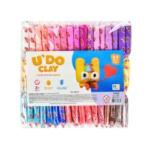 Повітряний пластилін Strateg "U'DO Clay", для ліплення, 51 колір 3+ 30921