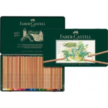 Олівці пастельні кольорові Faber-Castell Pitt Pastell 36 кольорів, металева коробка 112136