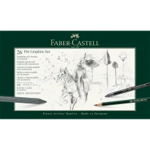 Набор для рисования Faber-Castell Графит Pitt 26 предметов, картонная коробка 112974