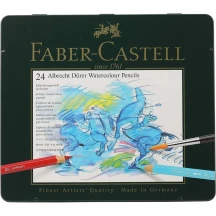 Олівці акварельні кольорові Faber-Castell Albrecht Durer 24 кольори, металева коробка 117524