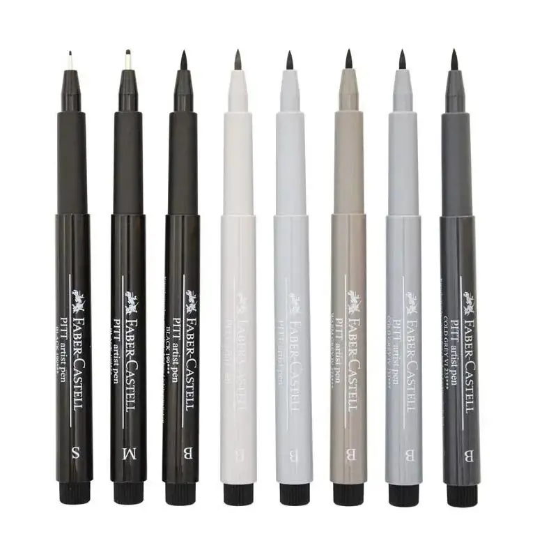 Ручка капілярна Faber-Castell Pitt Artist Pens, набір 8 штук Manga 167107 — фото 3