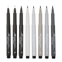 Ручка капілярна Faber-Castell Pitt Artist Pens, набір 8 штук Manga 167107 — фото 3