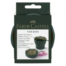 Стакан Faber-Castell для води для малювання, складний, зелений 181520