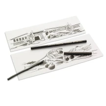 Карандаш угольный Faber-Castell Рitt натуральный средний 117400 — фото 2