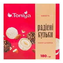 Набір цукерок "Радісні кульки" 180 г Toniya