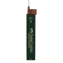Грифель для механічного олівця Faber-Castell 0,5 мм В Super Polymer 120501
