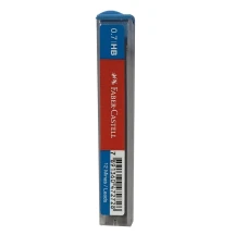 Грифель для механічного олівця Faber-Castell 0‚7 мм НВ у пеналі 521700/OF/9127