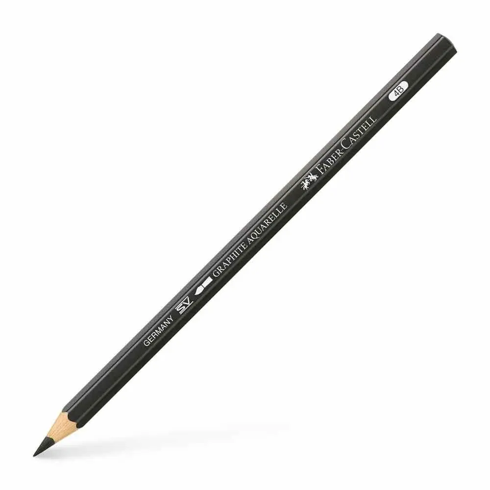 Карандаш чернографитный акварельный Faber-Castell Graphite Aquarelle 4B 117804 Карандаш чернографитный акварельный Faber-Castell Graphite Aquarelle 4B 117804