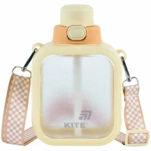 Пляшка для води 700 мл пластик, жовта Kite K25-1237-1