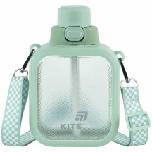 Пляшка для води 700 мл пластик, зелена Kite K25-1237-2
