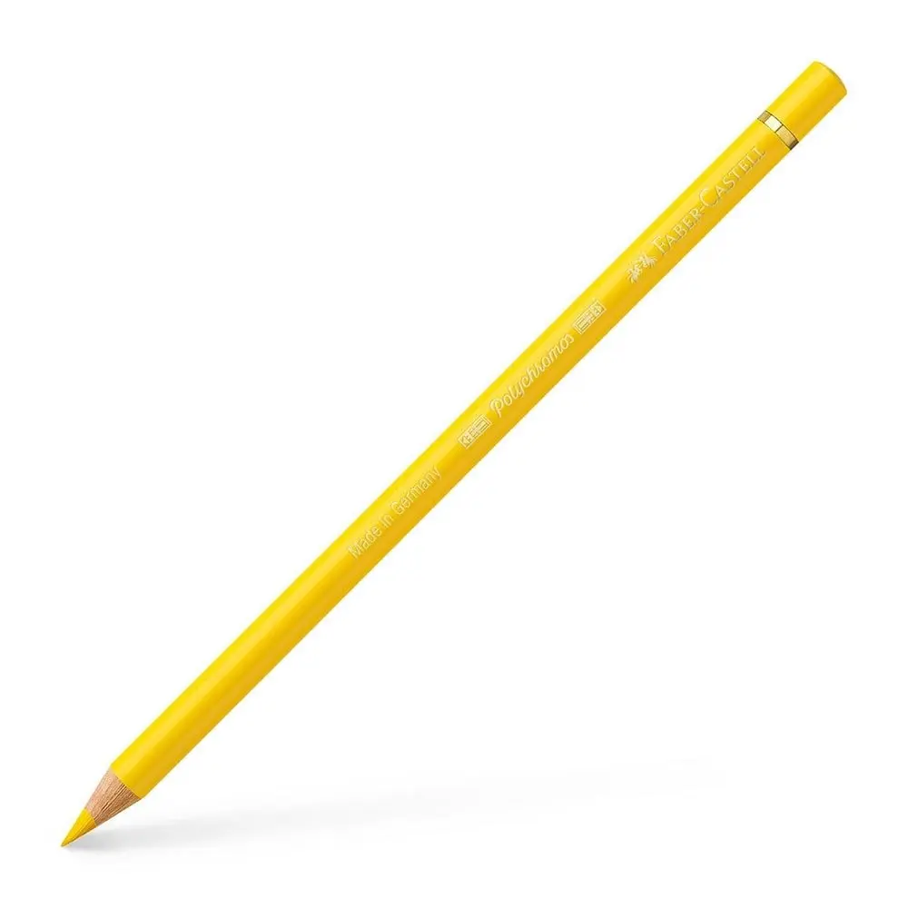 Карандаш цветной Faber-Castell Polychromos, желтый кадмий 110107 Карандаш цветной Faber-Castell Polychromos, желтый кадмий 110107