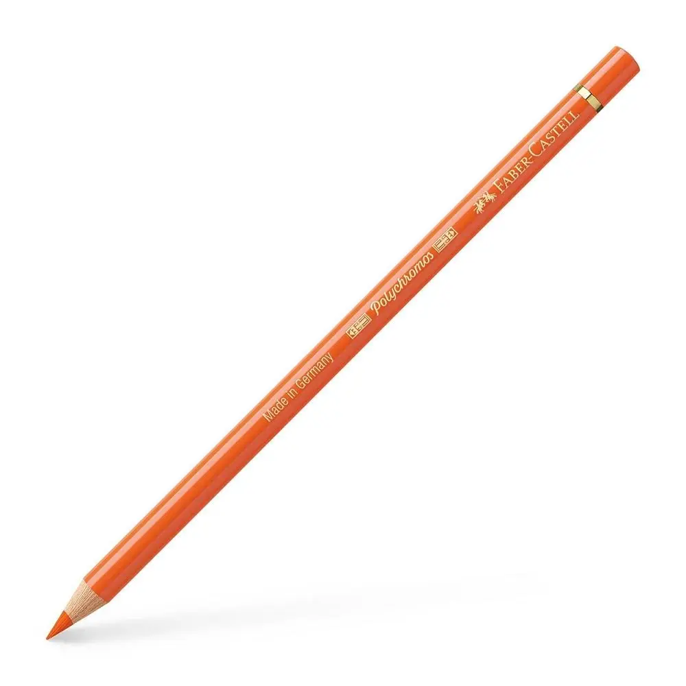 Карандаш цветной Faber-Castell Polychromos, мандариновая глазурь 110113 Карандаш цветной Faber-Castell Polychromos, мандариновая глазурь 110113