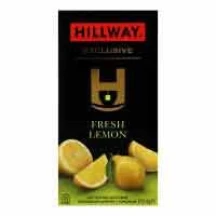 Чай Хилвей Fresh Lemon саше 25 х 1,5 г, черный с ароматом лимона