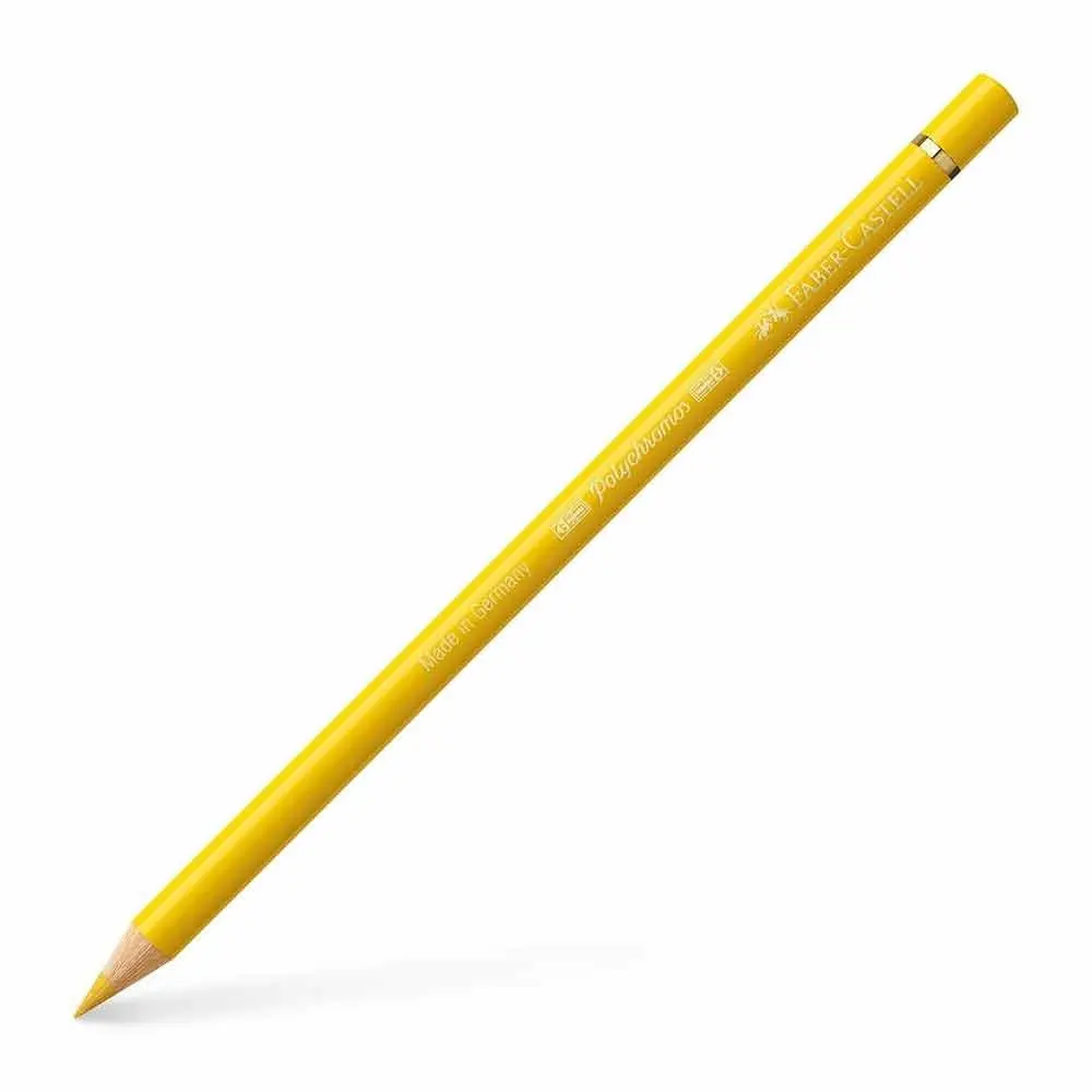 Карандаш цветной Faber-Castell Polychromos, желтый неаполь 110185 Карандаш цветной Faber-Castell Polychromos, желтый неаполь 110185
