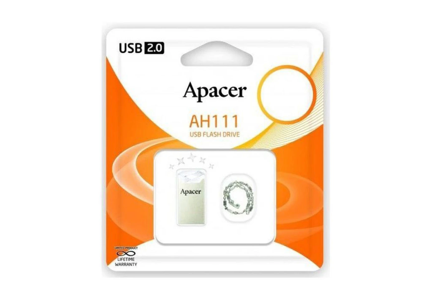 Флеш-пам'ять Apacer AH111 64Gb USB 2.0 AP64GAH111
