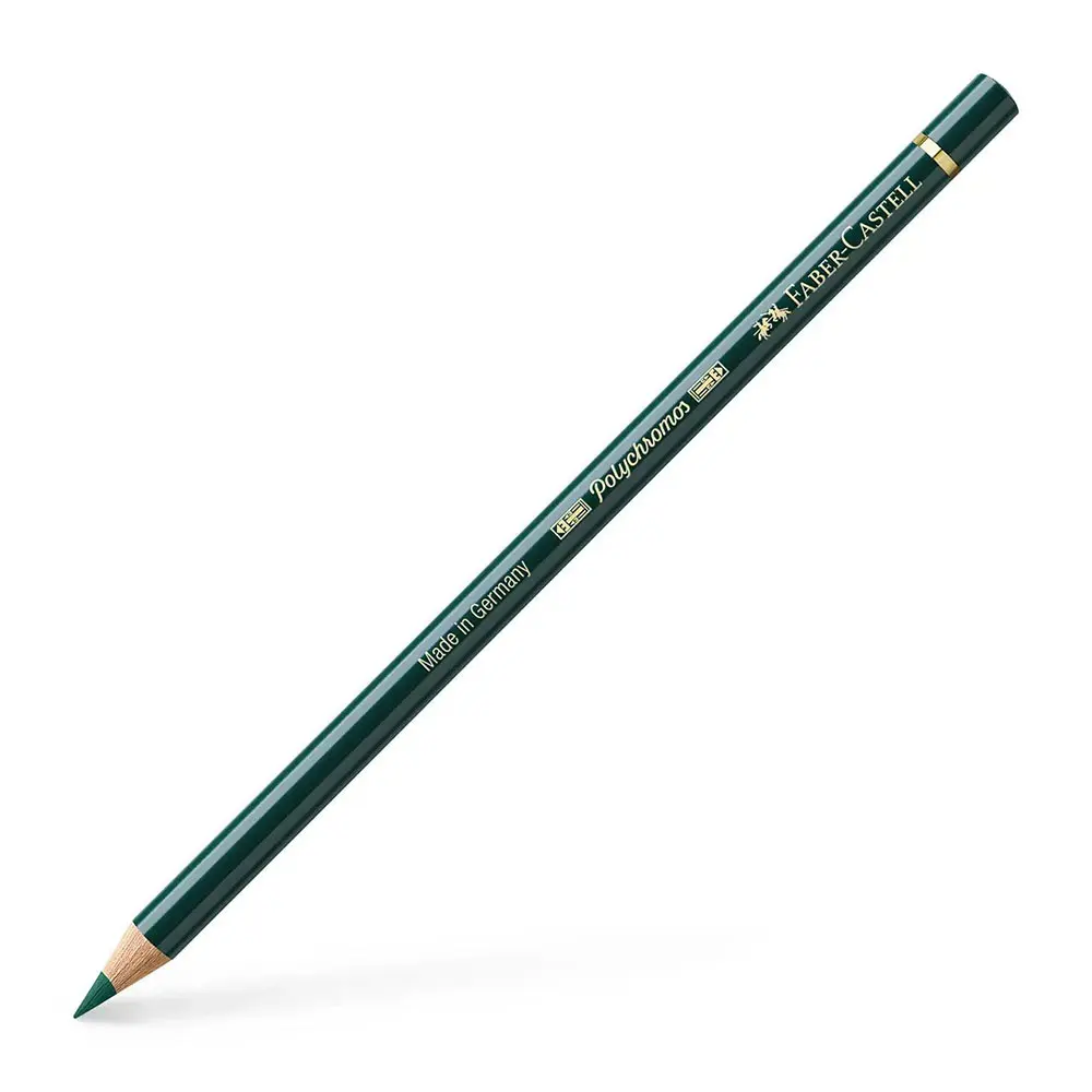 Карандаш цветной Faber-Castell Polychromos, зеленая ель 110267 Карандаш цветной Faber-Castell Polychromos, зеленая ель 110267