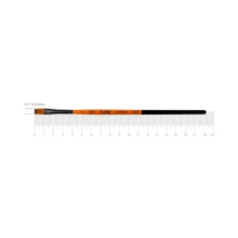 Пензлик синтетика, плоский №1 Rosa Flame 1368F01