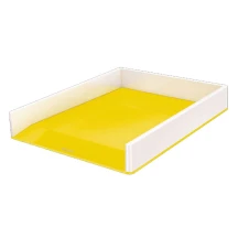 Лоток горизонтальний Leitz Wow Duo Colour, 267 х 49 х 336 мм, колір жовтий 5361-10-16
