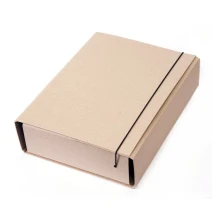 Папка - короб архивная ITEM A4 80 мм, на резинке, крафт АРХ_306-80