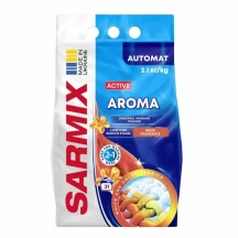 Порошок пральний Sarmix Active Aroma  2,1кг для всіх типів прання