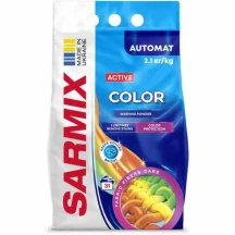 Порошок стиральный Sarmix Active Color 2,1 кг для всех типов стирки