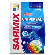 Порошок стиральный Sarmix Active Universal 2,1кг для всех типов стирки