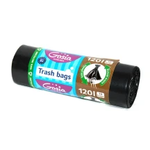 Пакети для сміття Gosia надміцні 120л 10 штук LDPE Еко 8276/1677