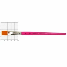 Пензлик Rosa Talent, синтетика, плоскі, для декору №16 H&C0F16