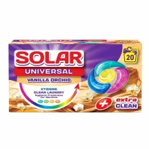 Капсули Solar для прання універсальні 20 шт ( ваніль+орхідея)