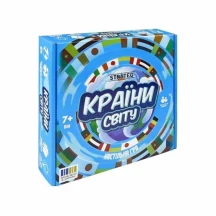 Гра Strateg настільна "Країни світу" для розвитку 7+ 30952