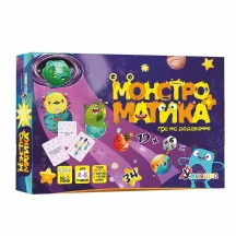 Гра навчальна настільна на додавання "Монстроматика" Умняшка 6+ 2071