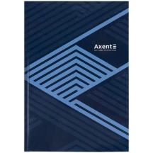 Книга записная Axent А4 "Lines", 96 листов, клетка, синяя 8422-581-A