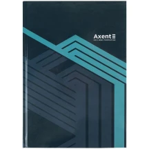 Книга записная Axent А4 "Lines", 96 листов, клетка, серая 8422-580-A