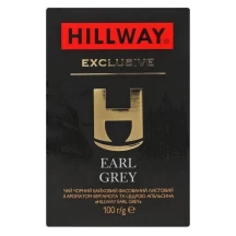 Чай Хилвей Эксклюзив Earl Grey 100г, черный с ароматом бергамота и цедрой апельсина