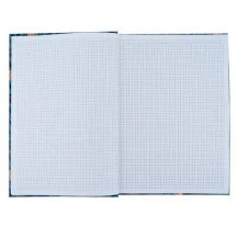 Книга записна Axent А4 "Leopard", 96 аркушів, клітинка, темно-синя 8422-556-A — фото 2