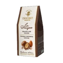 Цукерки La Dragee "Мигдаль в чорному шоколаді" 100 г