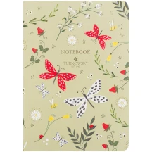 Книга записна Axent А5, 80 аркушів, клітинка Secret Garden 2 8700-18-A-TR