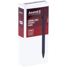 Ручка масляная Axent автоматическая Prime 0,7 мм, корпус синий, цвет синий AB1103-02-02-A — фото 2