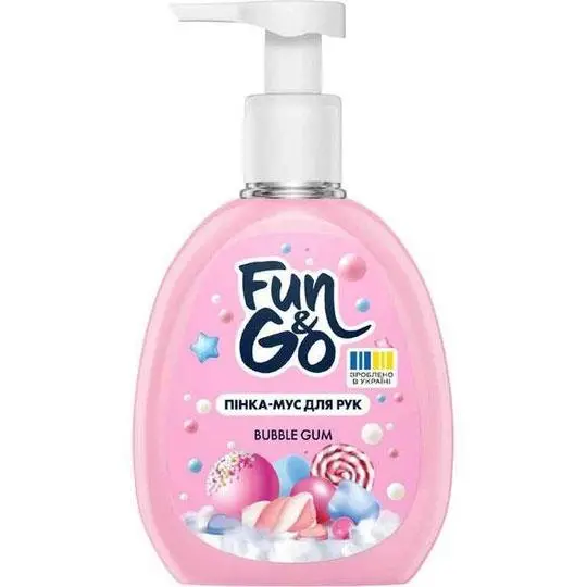 Мило рідке  Fun@Go 300 мл з дозатором , асорті — фото 2