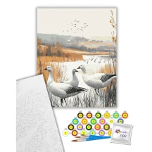 Картина по номерах Art Craft 40 х 50 см "Осінні тіні", полотно, акрилові фарби, пензлики 11578-АС — фото 2